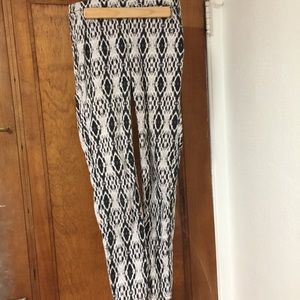 Fitted Geo Tribal High Waisted Pants